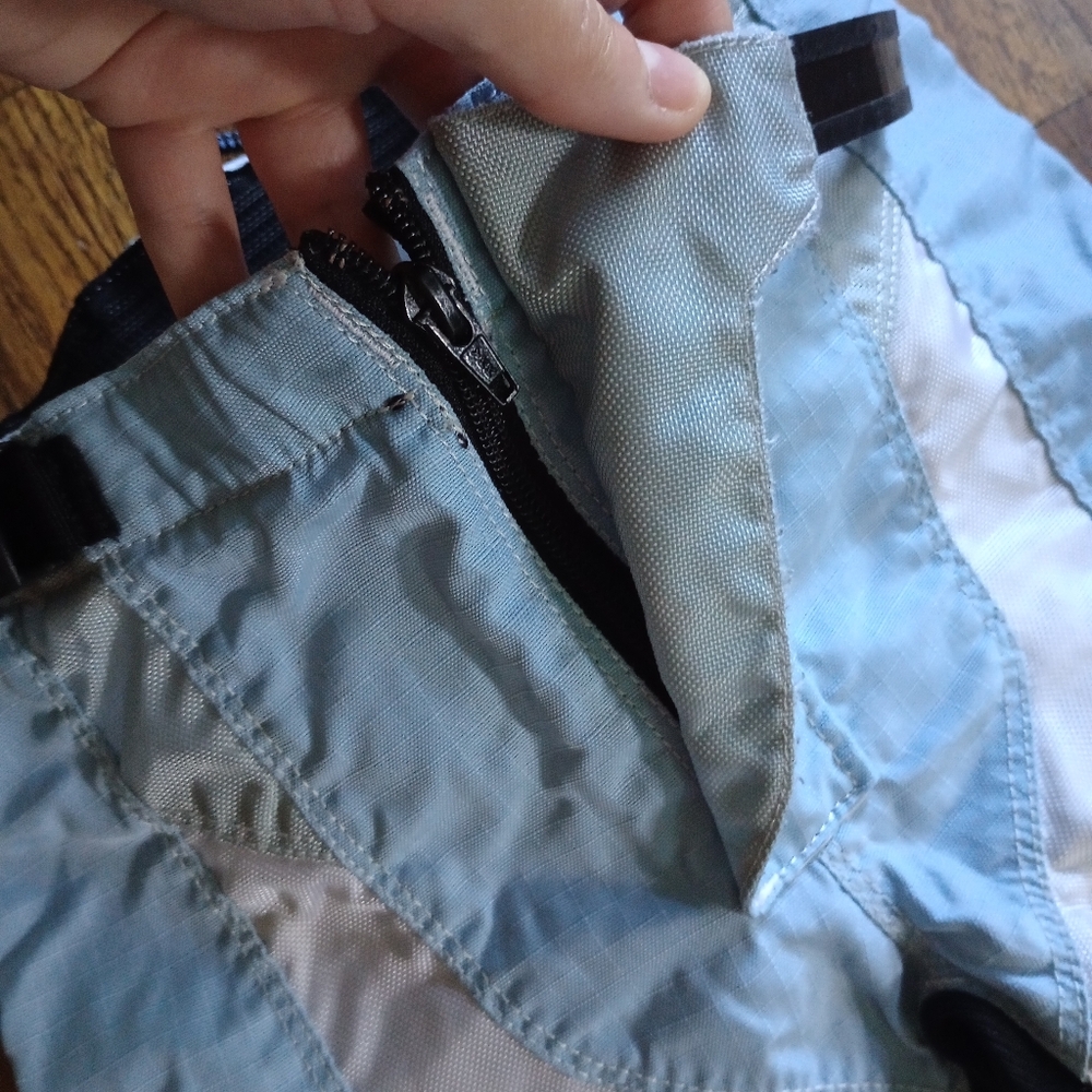 Kids Blue Racing Pants - Picture 3 of 7